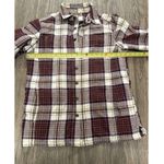 Duluth Trading Shacket Womens S Plaid Flapjack Flannel Shirt Jacket Thermal Line Red Photo 5