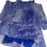 Rory Beca  100% Silk Mini Dress With Cold Shoulder Sleeve Beachy Boho xs Photo 11