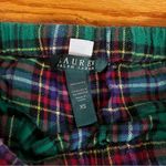 Lauren Ralph Lauren Plaid Pajama Pants XS Red Photo 3