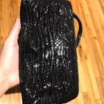 Michael Kors Embossed animal Crossbody Leather Snake Print Draped Shoulder Ruched rave goth Photo 6