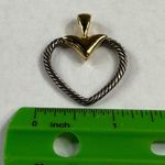 Heart Shaped Pendants for Necklace Wear Silver and Gold Tone Metals Interchange Photo 6