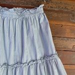 Tuckernuck Slate Blue Stripe Prado Pull On Stripe Skirt Preppy - Sz M 🧡🎀 Photo 10