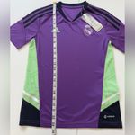 Adidas  Women’s Purple and Green Soccer Real Madrid training Jersey 💜 Photo 4