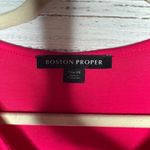 Boston Proper  Hot Pink Faux Wrap Keyhole Neck Tank Top XS Photo 1