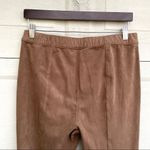 Talbots  Womens Leggings Tan Brown Faux Suede High Waist Legging Fall 10 Photo 4