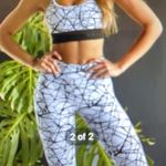 Koral  black white leggings size XS Photo 5