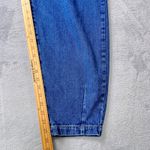 ZARA  Tapered‎ Pleated Mom Jeans Women's Size 6 High Waist Blue Denim Relaxed Fit Photo 7