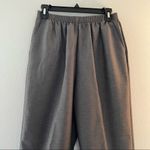 Alfred Dunner  Pants Grey Pull On Textured Straight Leg Sz 12 EUC Tik-Tok Trend Photo 4