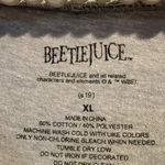 Beetlejuice T-shirt -  - gray black white - size XL - gently pre-loved. Halloween. Pit to pit 20" Length 28" Photo 3