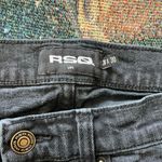 RSQ High Rise Slim Straight Jeans Black Distressed Women’s 30x30 Stretch Denim Photo 13