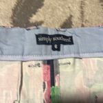 Simply Southern  shorts. NWOT size 6 navy pink elephants flat front. Has pockets Photo 1