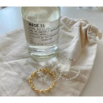 Boutique Beautiful Twist 14k Gold Plated Sterling Silver Hoop Earrings,‎ 4.2cm Photo 5