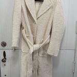Love Shack Fancy  Cream Textured Jacket Photo 0