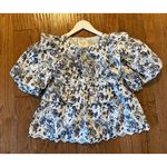 Tuckernuck  Hyacinth House Nadia ruffle puff sleeve blouse size xs Photo 7