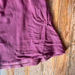 Full Tilt maroon pink babydoll smocked top Photo 3