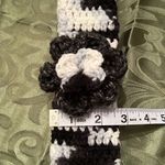 NWT hand crocheted ear warmer/protector warm stylish cute practical Black Photo 4