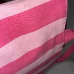 Victoria's Secret  Logo Canvas Lined Tote Bag - Iconic Pink Stripe Photo 14