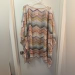 Missoni NWT Short cover up kaftan in zigzag viscose blend with lurex Photo 4