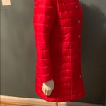 Lands' End Lands’ End Primaloft Scarlet Cherry Red Snapfront Puffer Jacket 4 Photo 5