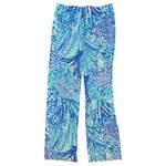 Lilly Pulitzer  Womens Size S Blue Haven Hey Hey Soleil Georgia May Palazzo Pants Photo 2