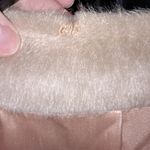 Vintage Brazotta Real Fur Double Breasted Tan and Brown Coat Size L Photo 5
