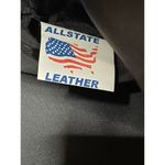 Black Side Laced Mini Leather Skirt size Medium Photo 3