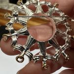 Signed Avon Angels With Hearts Circle Christmas Holiday Brooch Pin Two Tone Gold Photo 4