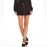 Free People NWT Corduroy Joanie Skit In Black Combo Photo 9