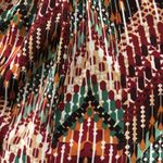 C EST 1946 Faux Tank Top With Winged Overlay Brown Geometric Print L Green Size L Photo 6