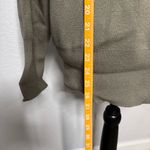 One Grey Day Emory Boyfriend Cardigan Button Front Relaxed Fit Size M Olive Grey Gray Size M Photo 8