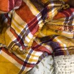 Terra & Sky  mustard plaid button down shirt size 2X Photo 5