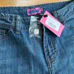 Edikted NWT  Women's Blue Jeans Size Small Aubrey Low Rise Denim Photo 4