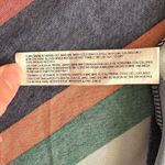 Eloquii Printed Fit and Flare Dress Rainbow Stripe Mock Neck Stretch | 16 Photo 11