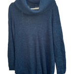 AB Studio  DARK BLUE COWL NECK SWEATER Photo 0