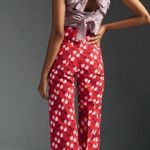 Anthropologie Maeve by The Colette Cherries Wide-Leg Pants Photo 1