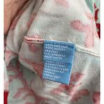 J. McLaughlin Vneck Coral Blue Red Sweater Women Size Small Cotton Blend Stretch Photo 3