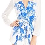 Stylestalker Revolve  White Floral Mesh Romper Photo 1