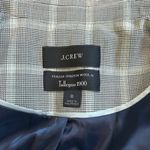 J.Crew Devon Plaid Italian Stretch Wool Blazer Double Breasted Girlboss Size 8 Photo 3