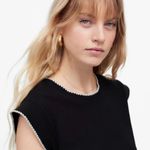 Madewell NWT Black Side-Cinch Muscle Tee - Size: Medium Photo 9