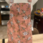 Floral denim overall dress Pink Size M Photo 0