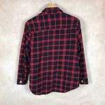 Beach Lunch Lounge Flannel Shirt Black Size XS Photo 4