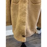 UGG  Teddy Bear Coat Sherpa Fleece Lined Jacket Tan Size Large New With Tags Photo 1
