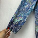 Talbots AUDREY 100%CASHMERE SWEATER - CALICO PAISLEY Sz Large Photo 6