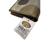 Fossil  Multi Metallic Leather Wallet Checkholder NWT Read Photo 6