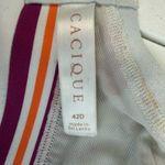 Cacique 42D Bra Boost Plunge Underwired Lightly Lined Cotton Blend Floral Womens Photo 11