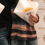 Vibrant Color Block Sweater In  Color Photo 2