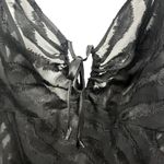 Gilligan & Omalley Black Animal Print Lingerie Nightgown Chemise Womens Large Photo 7