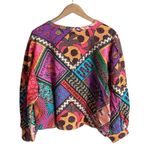 Farm Rio The Dotted Patch Scarf Sweatshirt Photo 2