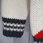 Vintage International Stefano sportswear hand knit car sweater Black Size M Photo 7