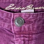 Eddie Bauer Classic Fit Slim Straight Maroon Jeans Size 12 Photo 5